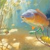 Carp Fish Underwater paint by numbers