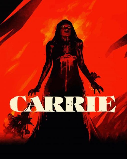 Carrie Movie Poster paint by numbers