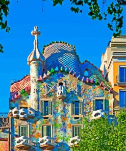 Casa Batllo Building paint by numbers