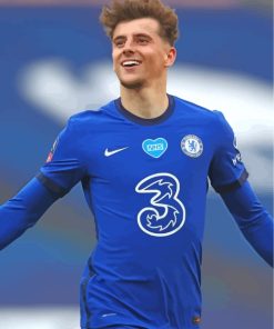 Football Player Mason Mount paint by numbers