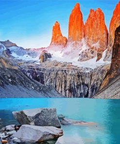 Torres Del Paine National Park paint by numbers