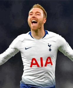 Christian Eriksen paint by numbers