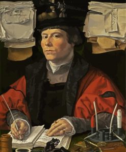 Portrait Of A Merchant paint by numbers