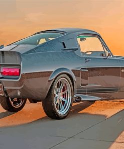 Classic Mustang Shelby paint by numbers