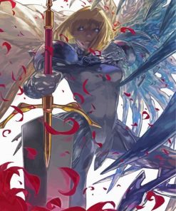 Claymore Character Art paint by numbers