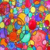 Colorful Glass Circles paint by numbers