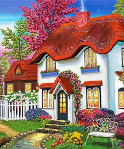 Aesthetic Cottage paint by numbers