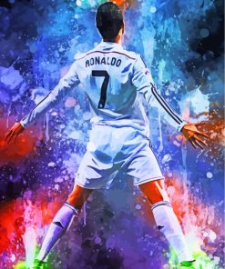 Cristiano Ronaldo Player paint by numbers