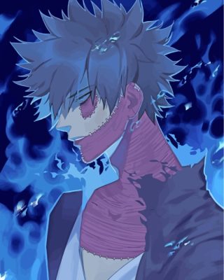 Dabi Mha Anime paint by numbers