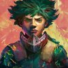 Izuku Midoriya Deku Art paint by numbers