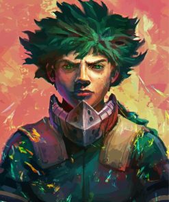 Izuku Midoriya Deku Art paint by numbers