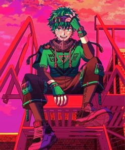 Izuku Midoriya Character paint by numbers