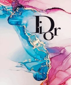 Dior Fashion Logo paint by numbers