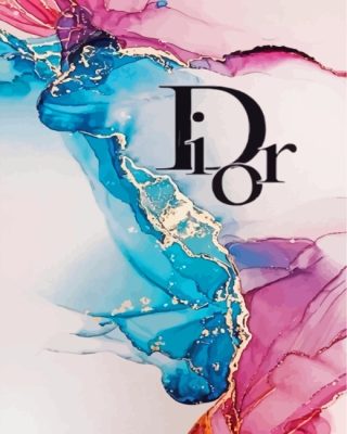 Dior Fashion Logo paint by numbers