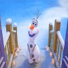 Olaf Frozen Disney paint by numbers