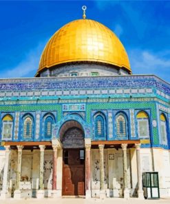 Dome Of The Rock paint by numbers