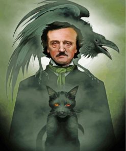 Edgar Allan Poe Art paint by numbers