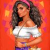 Cute Esmeralda Disney Art paint by numbers