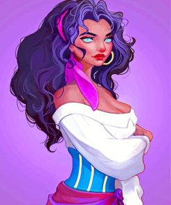 Esmeralda Disney paint by numbers