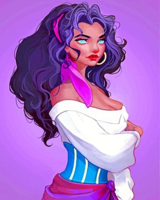 Esmeralda Disney paint by numbers