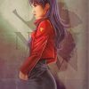 Misato Katsuragi Character paint by numbers