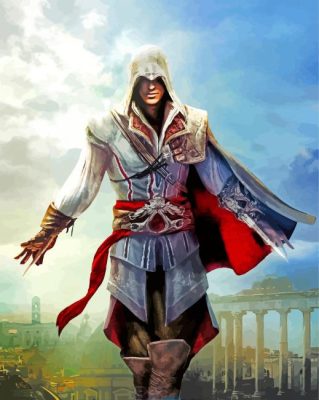 Ezio Auditore Da Firenze paint by numbers