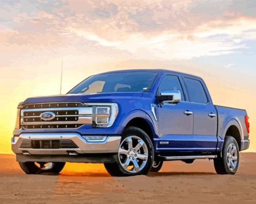 F150 Ford Car paint by numbers