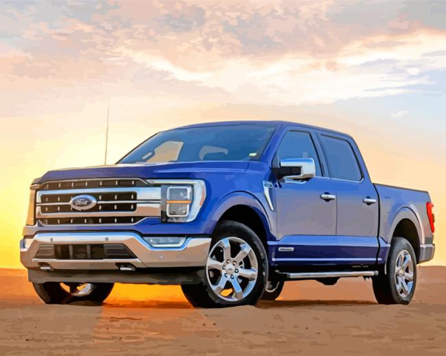 F150 Ford Car paint by numbers
