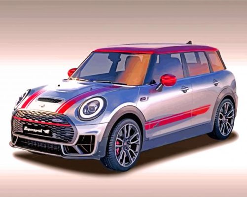 Mini Cooper F54 Car paint by numbers
