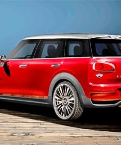 Red Mini Cooper F54 Car paint by numbers