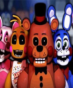 Five Nights At Freddy's paint by numbers