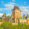 Canada Fairmont Le Chateau Frontenac paint by numbers