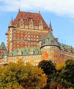 Fairmont Le Château Frontenac paint by numbers