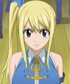 Japanese Lucy Heartfilia paint by numbers