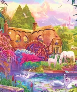 Aesthetic Fairyland World paint by numbers