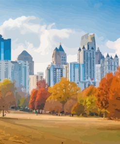 Fall In Atlanta Georgia paint by numbers