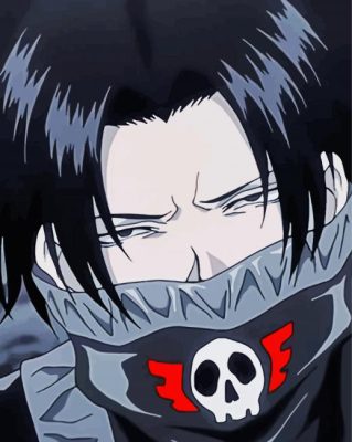 Feitan Anime Character paint by numbers