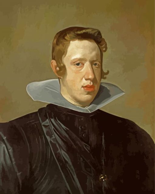 Felipe IV Portrait paint by numbers