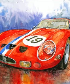 Ferrari Race Car paint by numbers