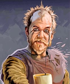 Floki Character Illustration paint by numbers