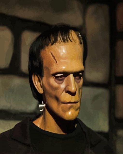 Frankenstein Movie Character paint by numbers