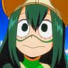 Froppy Anime Character paint by numbers