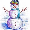 Frosty The Snowman paint by numbers