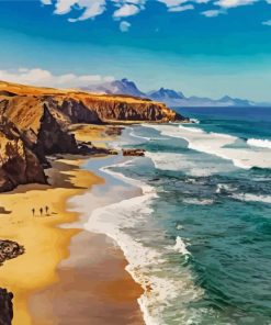 Fuerteventura Island paint by numbers