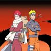 Naruto Uzumaki And Gaara paint by numbers