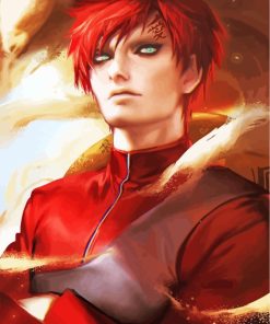 Gaara Character Art paint by numbers