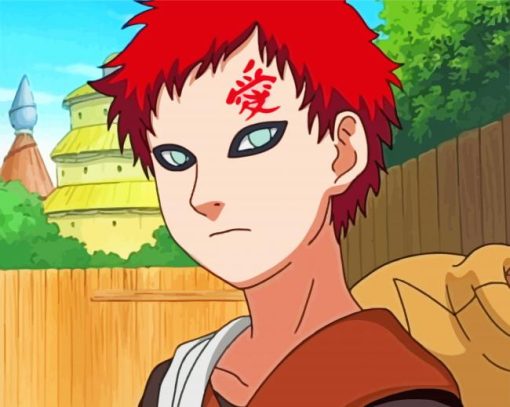 Gaara Naruto Anime paint by numbers