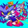 Digimon Adventure Characters paint by numbers