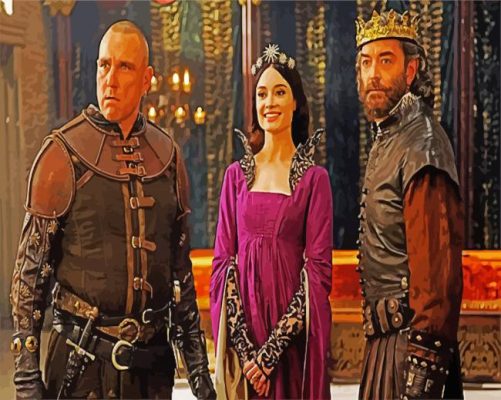 The Villains Galavant paint by numbers