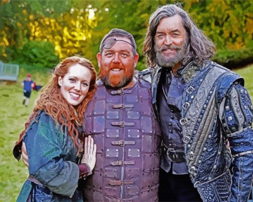 Galavant Characters paint by numbers